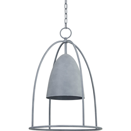 Wisteria Exterior Lantern by Troy in weathered zinc. Made from aluminum in a cottage & farmhouse style.