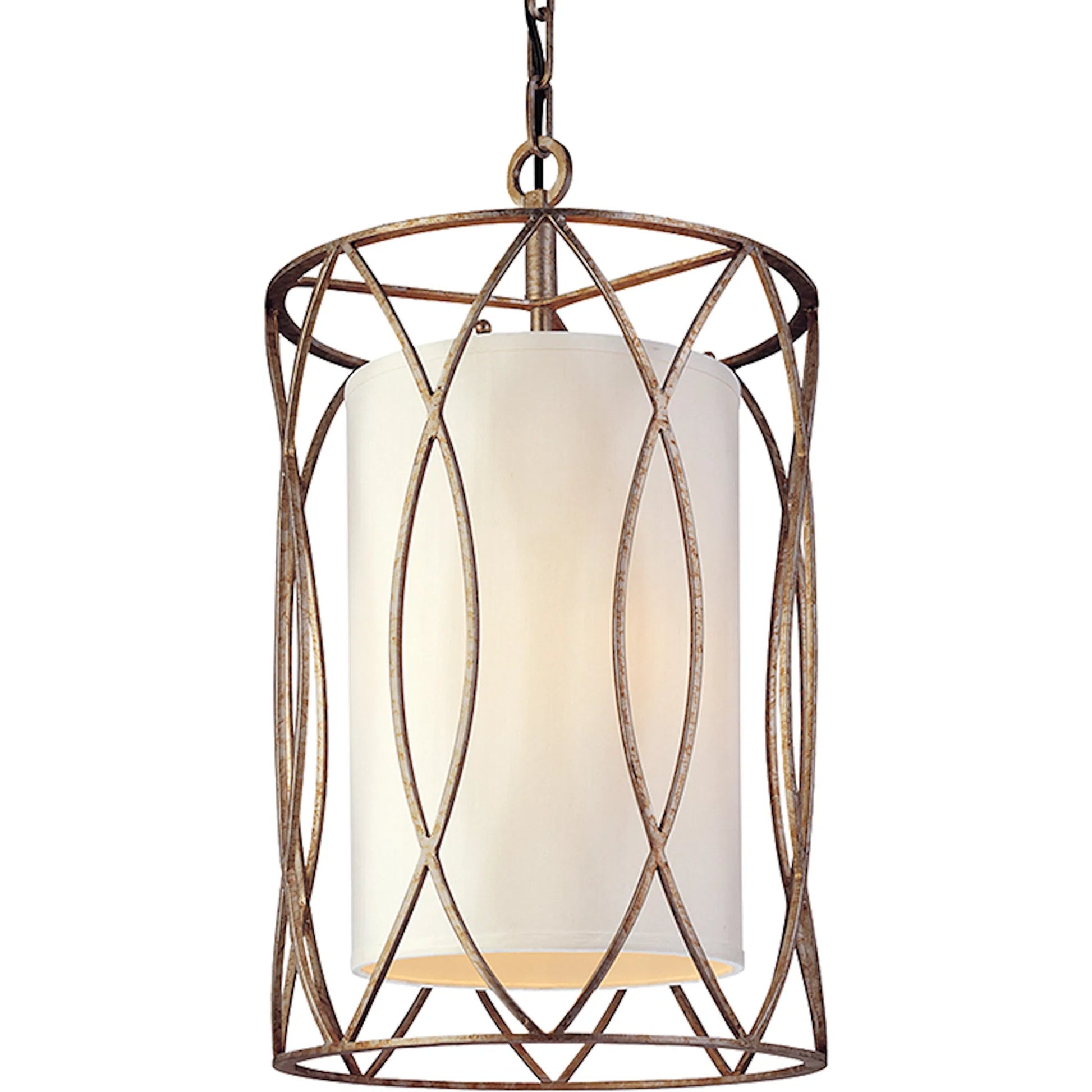 Sausalito Pendant by Troy. Made from hand worked iron in a transitional style.