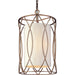 Sausalito Pendant by Troy. Made from hand worked iron in a transitional style.