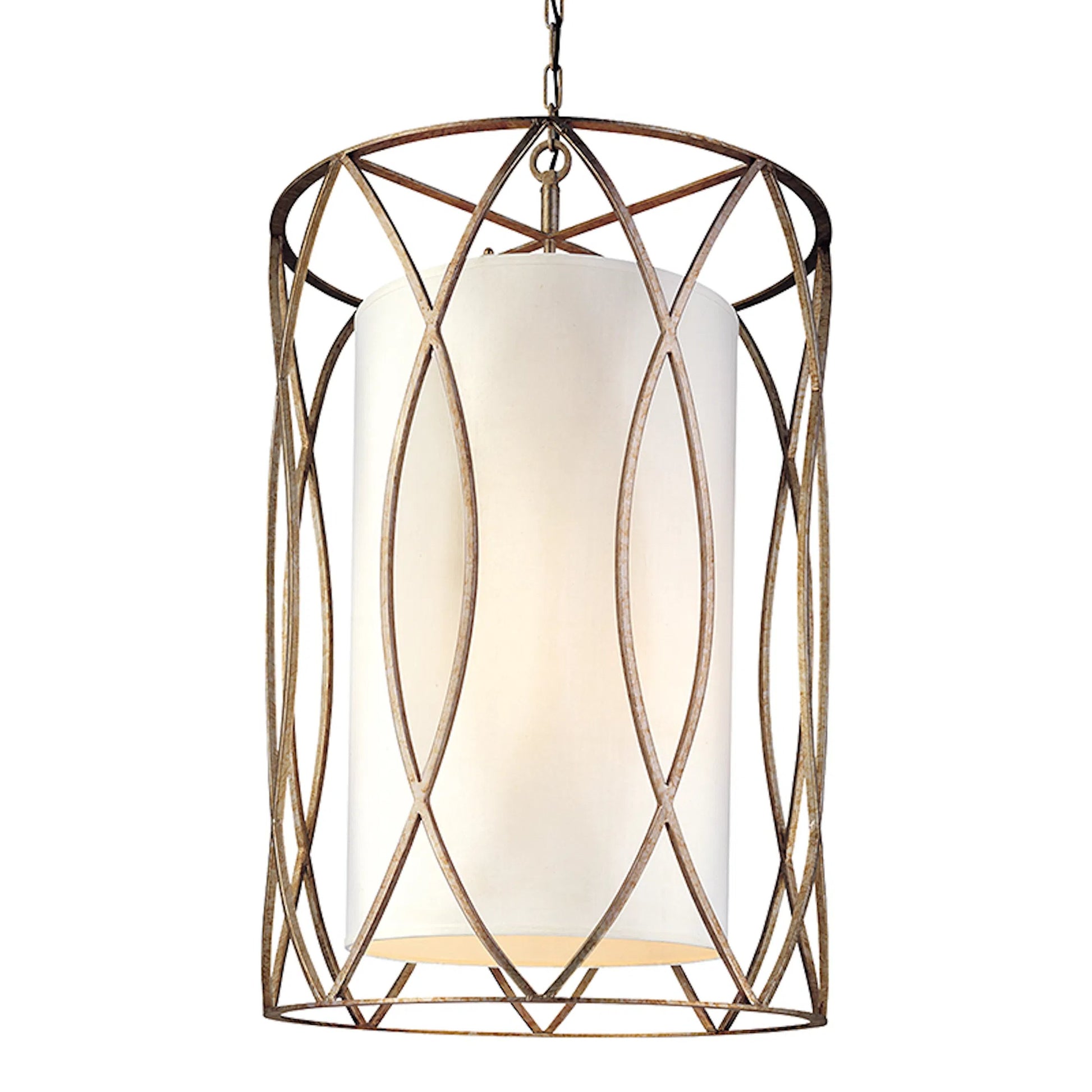 Sausalito Pendant by Troy. Made from hand worked iron in a transitional style.