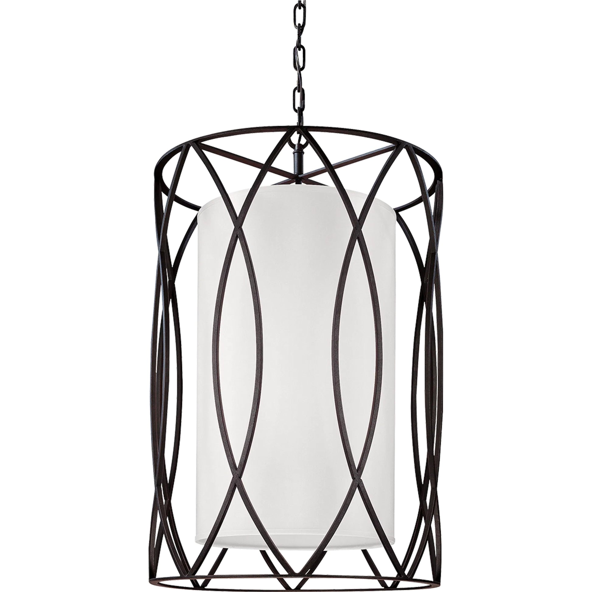 Sausalito Pendant by Troy. Made from hand worked iron in a transitional style.