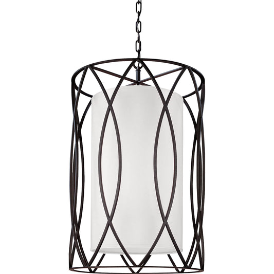 Sausalito Pendant by Troy. Made from hand worked iron in a transitional style.