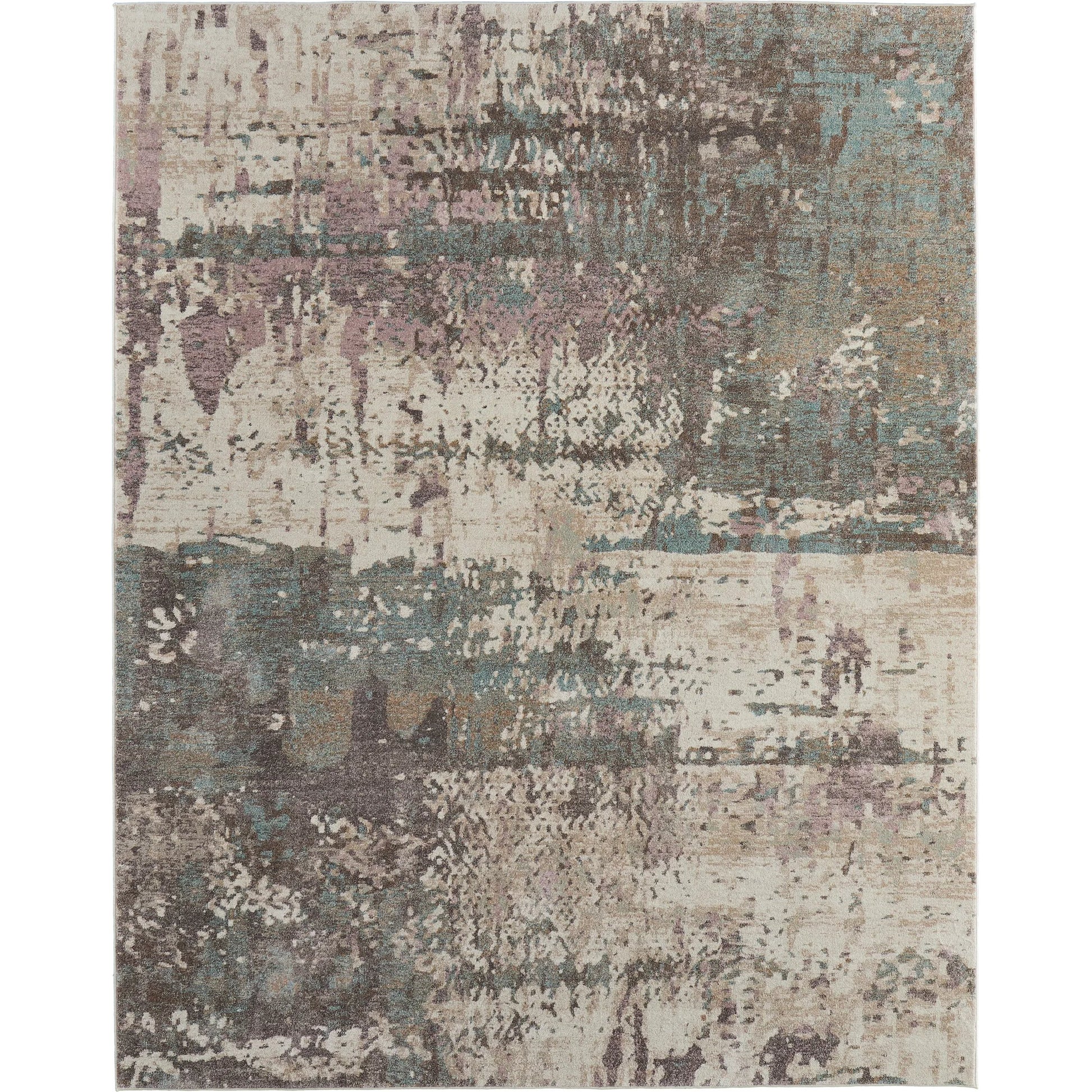 Eden EDN39QRF Rug by Feizy in ivory, blue, purple. Made from polypropylene in a unique style.