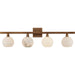 Bombelles Bath Bar by Currey and Company. Made from metal, alabaster in a modern style.