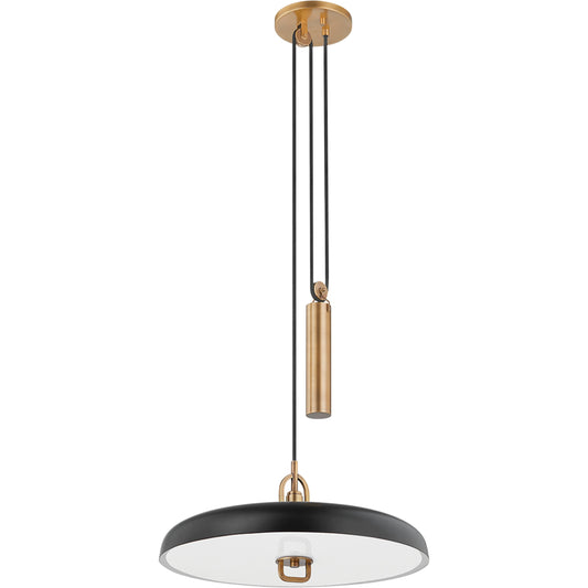 Plummet 1 Light Pendant by Troy. Made from brass in a modern style.