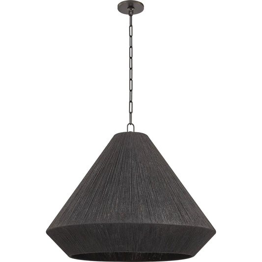Keats Pendant by Troy. Made from natural woven, natural jute in a unique style.