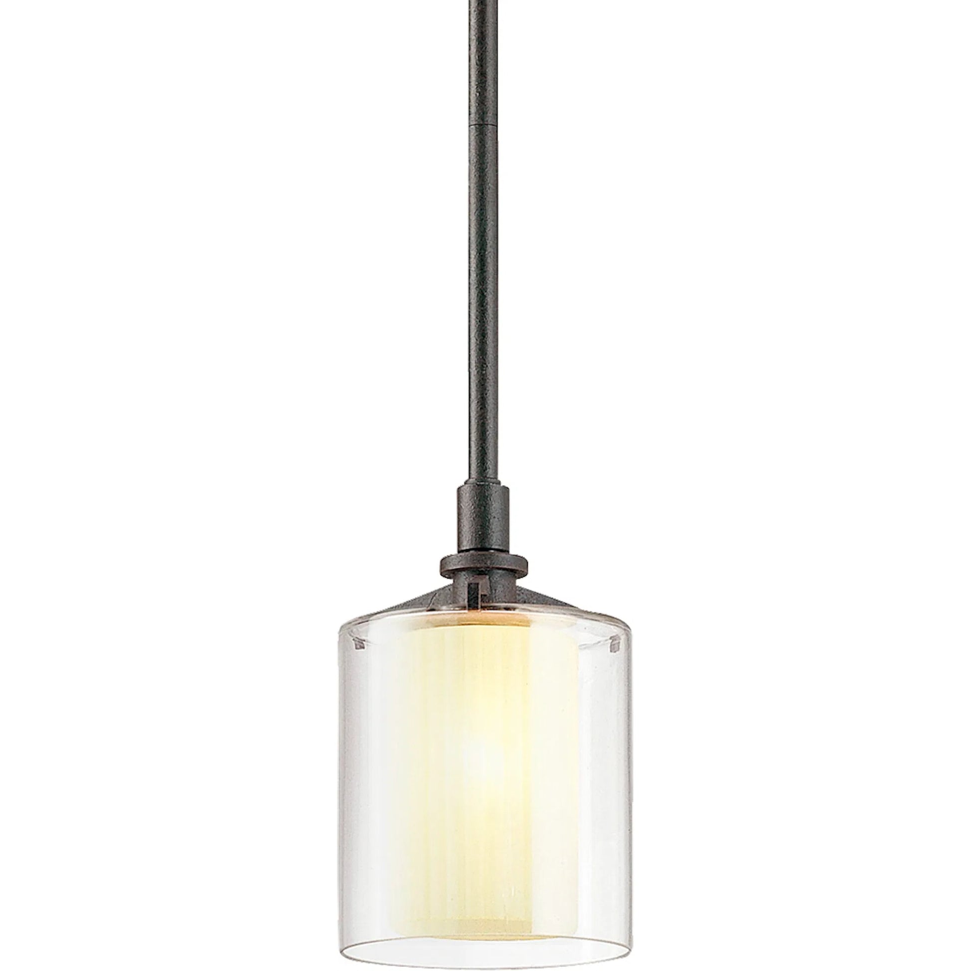 Arcadia Pendant Mini by Troy in french iron. Made from hand worked iron in a cottage & farmhouse style.