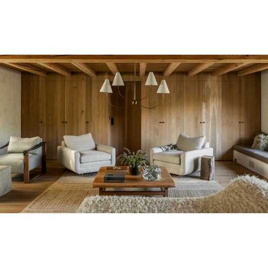 Evermore Linear by Troy in patina brass. Made from unique in a transitional style.