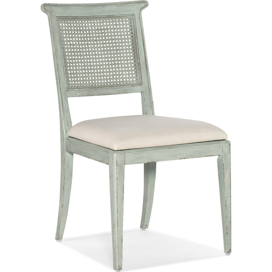 Charleston Upholstered Seat Side Chair (Set of 2) by Hooker Furniture in oyster. Made from fabric in a cottage & farmhouse style.