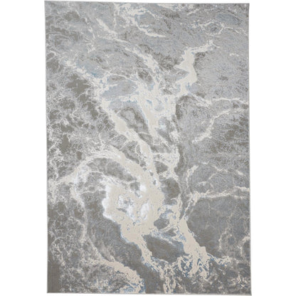 Azure Rug - 3539F by Feizy in silver, gray, ivory. Made from polyester, polypropylene in a unique style.