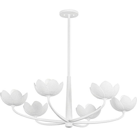 Arcata 6-Light Chandelier by Troy. Made from iron in a unique style.