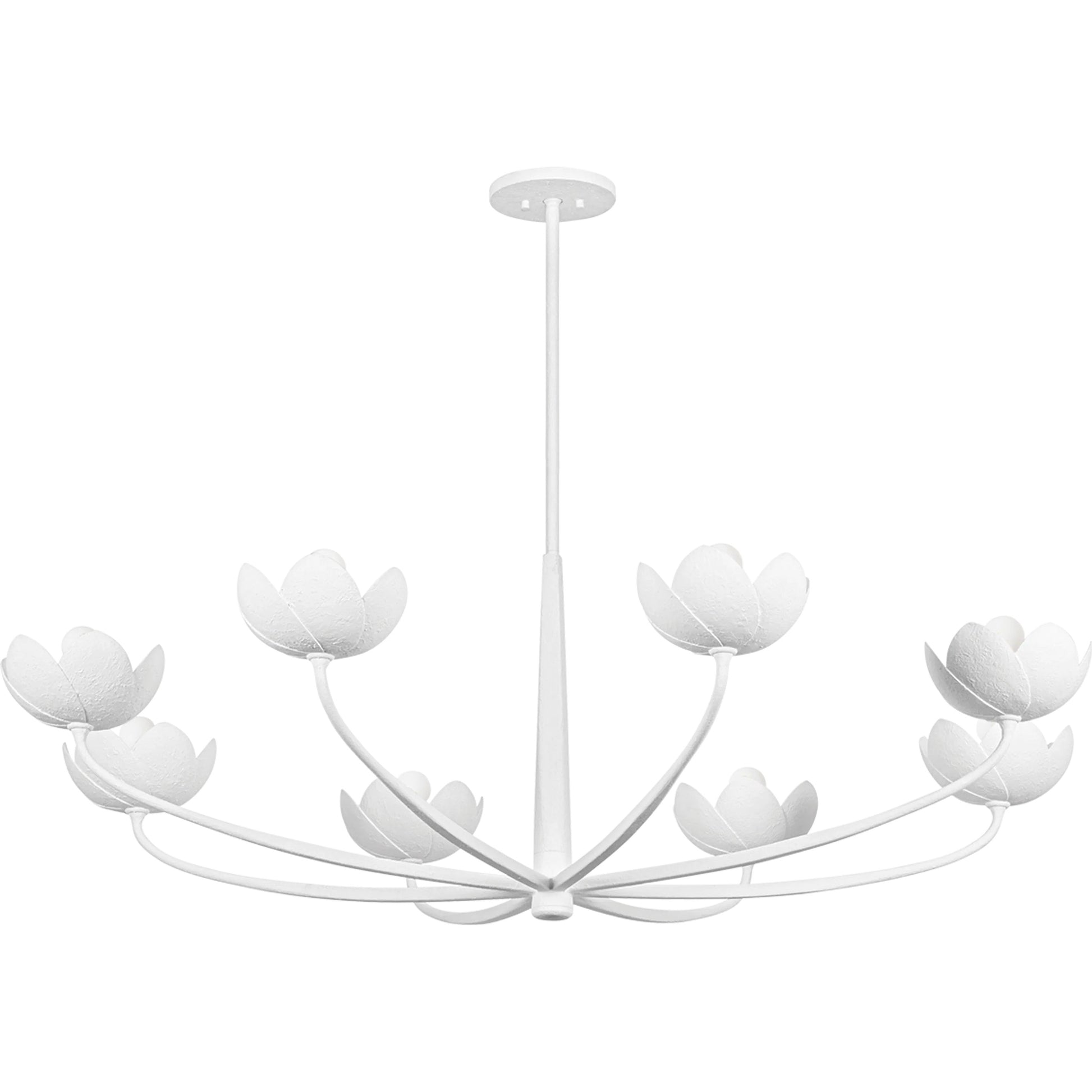 Arcata 8-Light Chandelier by Troy. Made from iron in a modern style.