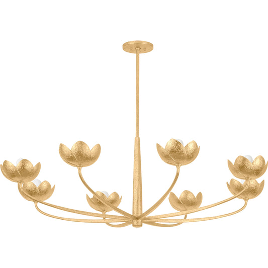 Arcata 8-Light Chandelier by Troy. Made from iron in a unique style.