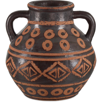Nought Vase Set by Currey and Company in black, brown. Made from terracotta in a eclectic & global style.