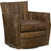 Carson Swivel Chair by Hooker Furniture. Made from leather in a traditional style.