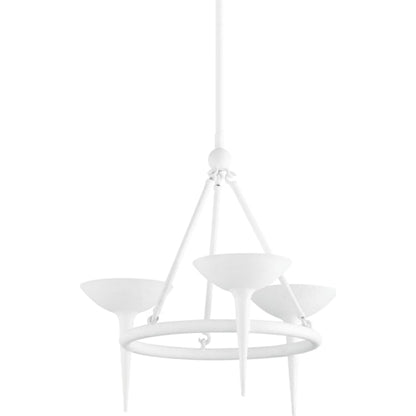 Cecilia Chandelier by Troy. Made from aluminum, stainless steel in a unique style.