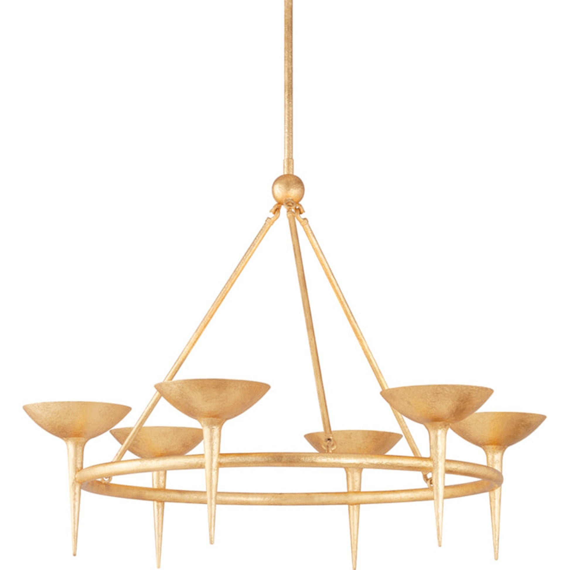 Cecilia Chandelier by Troy. Made from aluminum, stainless steel in a unique style.