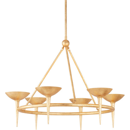 Cecilia Chandelier by Troy. Made from aluminum, stainless steel in a unique style.