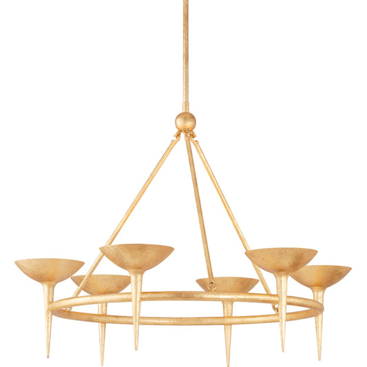 Cecilia Chandelier by Troy. Made from aluminum, stainless steel in a unique style.