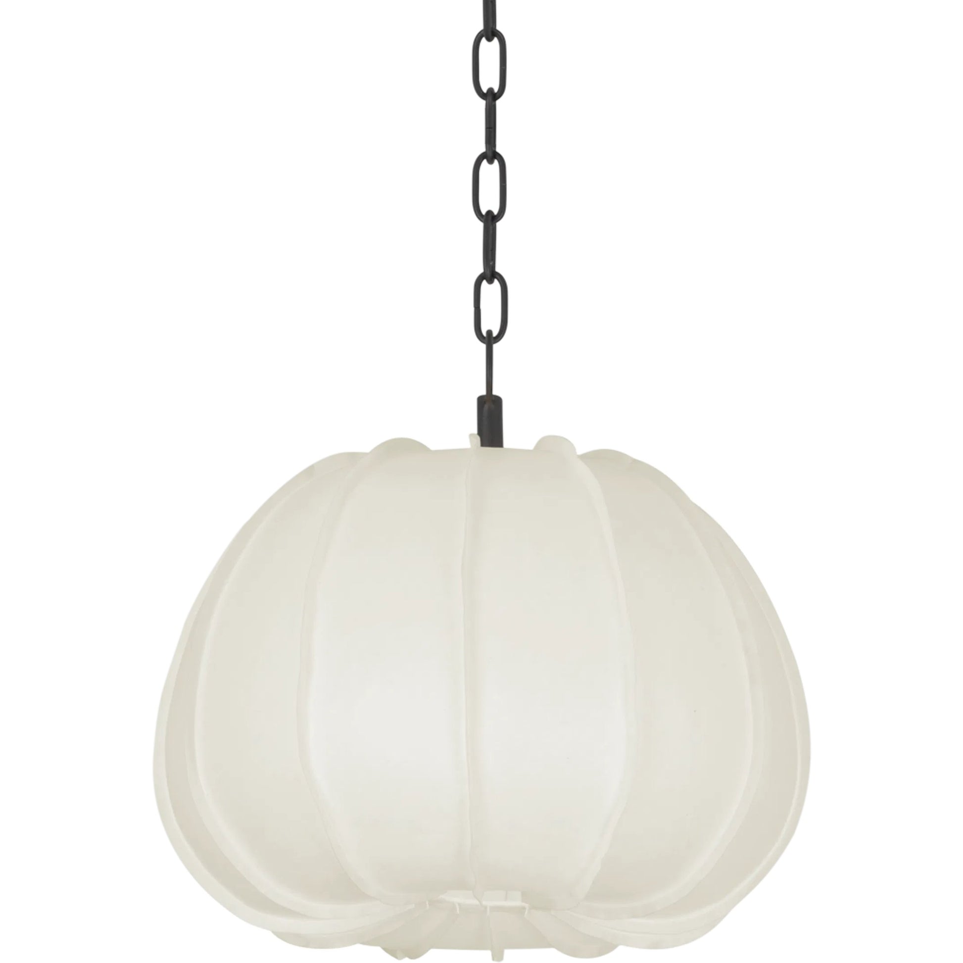 Bayu Pendant by Troy in forged iron. Made from steel in a modern style.