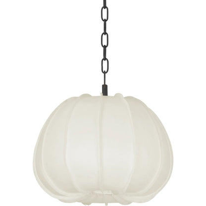 Bayu Pendant by Troy in forged iron. Made from steel in a modern style.