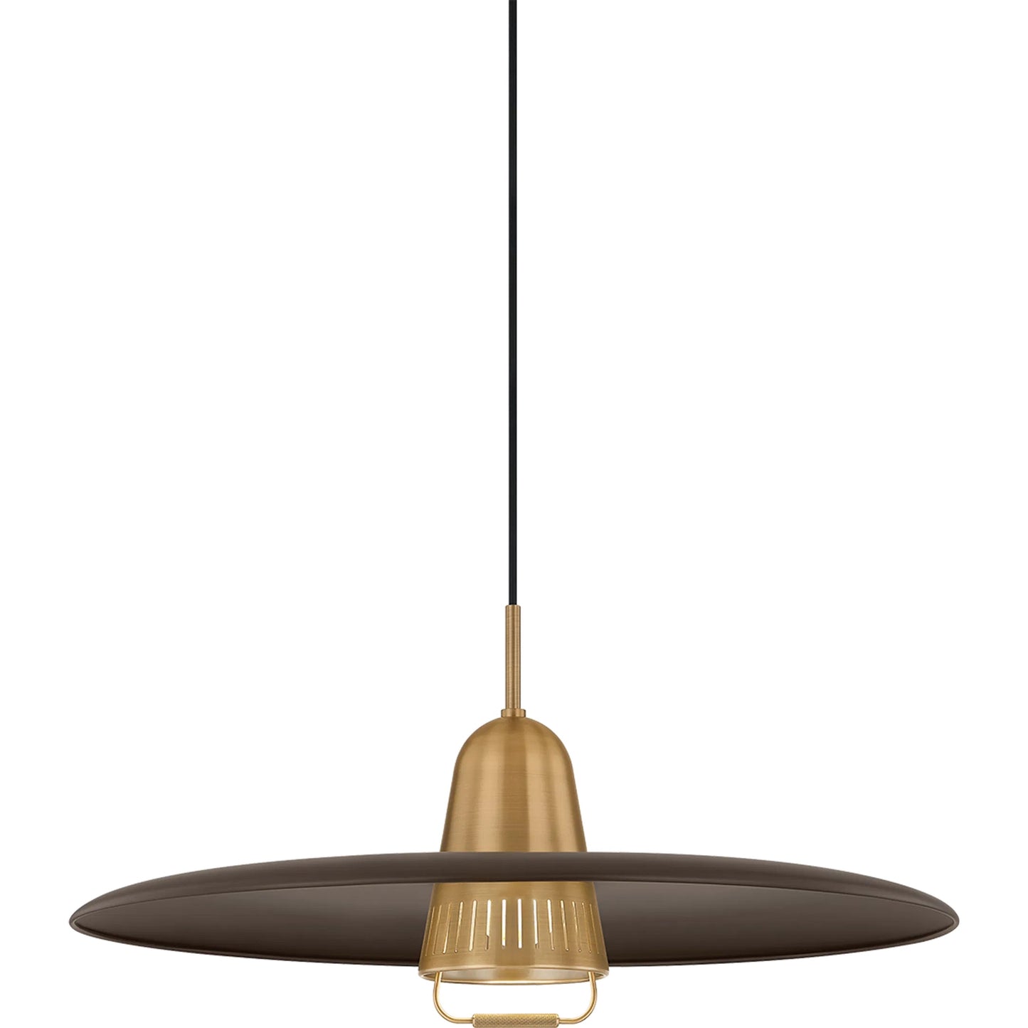 001 SI-2528036 | Primary Silo | Gilroy Pacific Pendant by Troy in patina brass, bronze. Made from aluminum in a unique style.