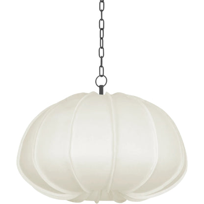 Bayu Pendant by Troy in forged iron. Made from steel in a modern style.
