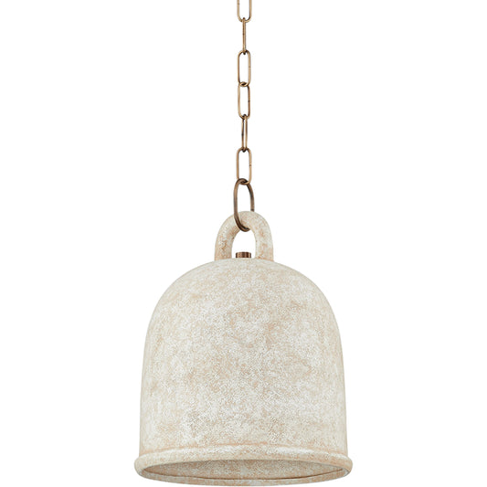 Relic 1 Light Pendant by Troy in patina brass. Made from brass in a modern style.