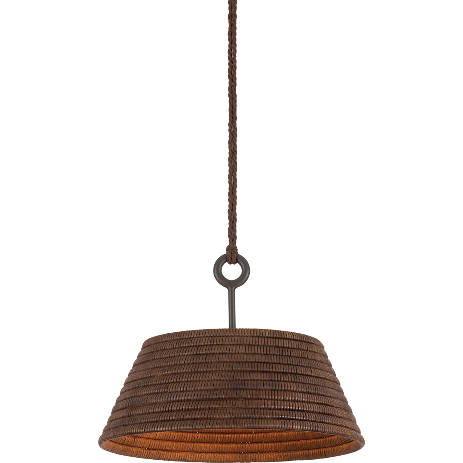 Sequoia Pendant by Troy. Made from natural woven in a unique style.