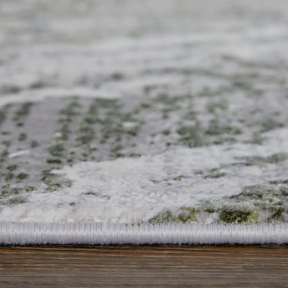 Cadiz Rug - 86639N6F by Feizy in gray, green, taupe. Made from viscose, acrylic in a unique style.