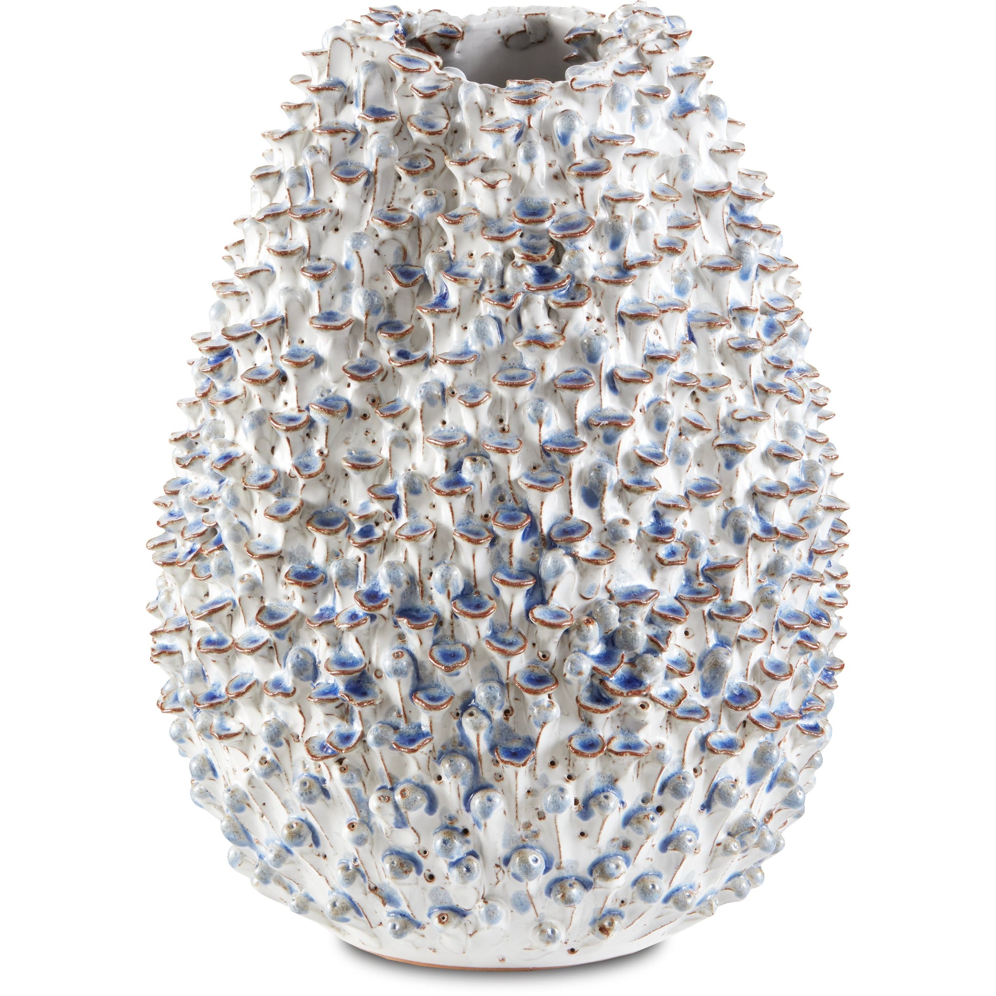 Milione Vase by Currey and Company. Made from ceramic in a coastal style.