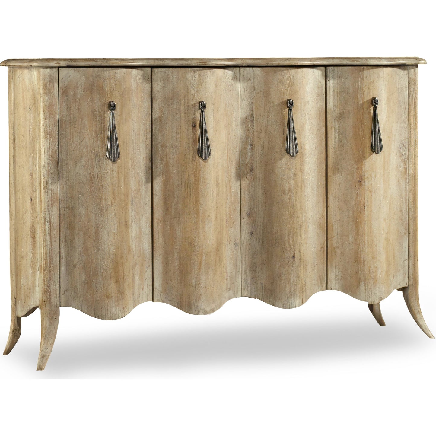 001 SI-1749193 | Primary Silo | Draped Credenza by Hooker Furniture in light elm. Made from elm veneers in a eclectic & global style.