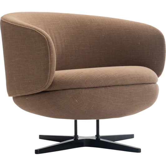 001 SI-2539293 | Primary Silo | Loft Moxi Fabric Swivel Chair by Bernhardt in brown. Made from fabric in a unique style.