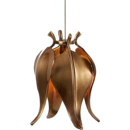 Iota Rectangular 15-LIGHT Multi-Drop Pendant by Currey and Company in antique brass, silver. Made from brass in a modern style.
