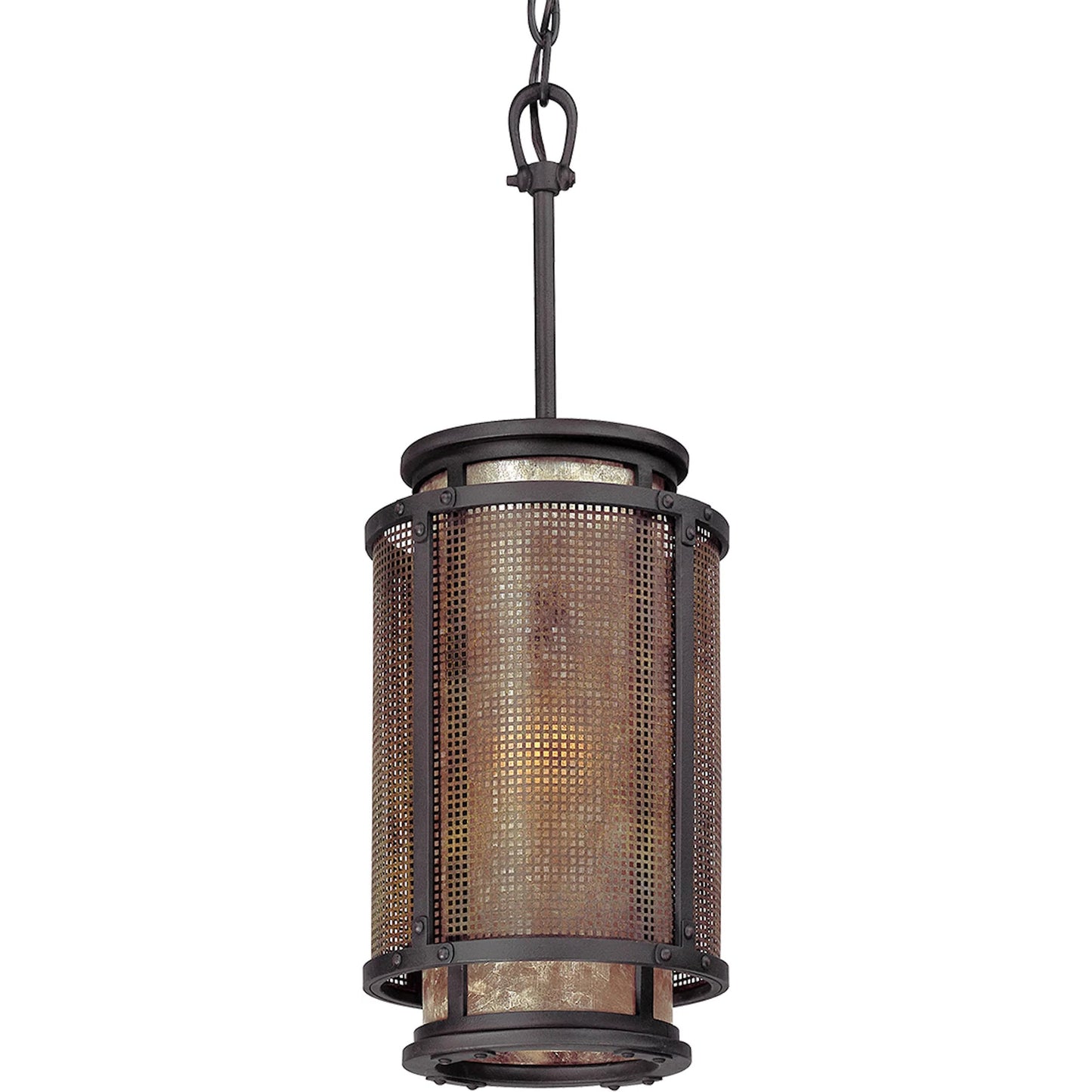 001 SI-2072702 | Primary Silo | Copper Mountain Pendant by Troy in copper mountain bronze. Made from hand worked iron in a cottage & farmhouse style.