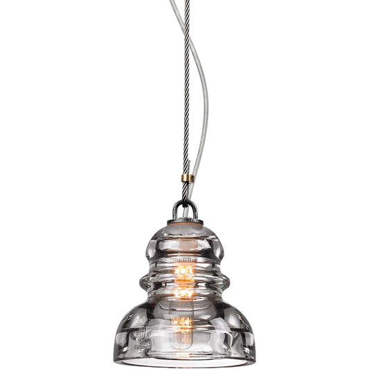Menlo Park Pendant by Troy in old silver. Made from hand worked iron in a cottage & farmhouse style.