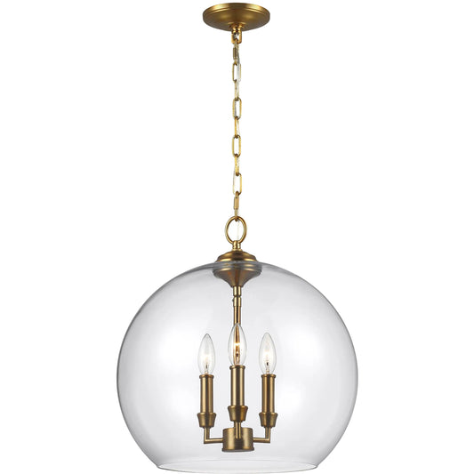 Lawler Globe Pendant by Generation Lighting. Made from steel in a modern style.