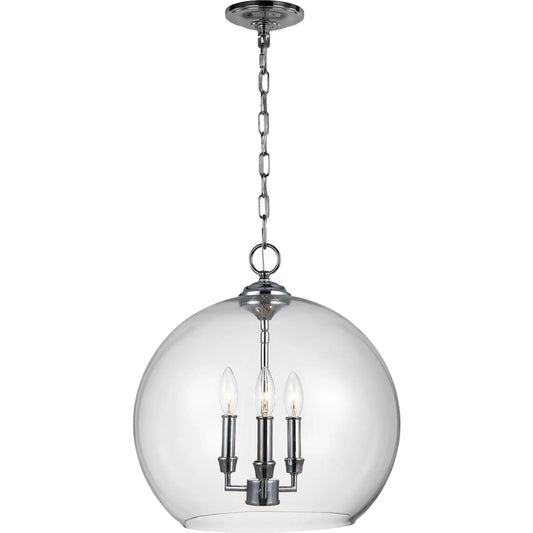 Lawler Globe Pendant by Generation Lighting. Made from steel in a modern style.