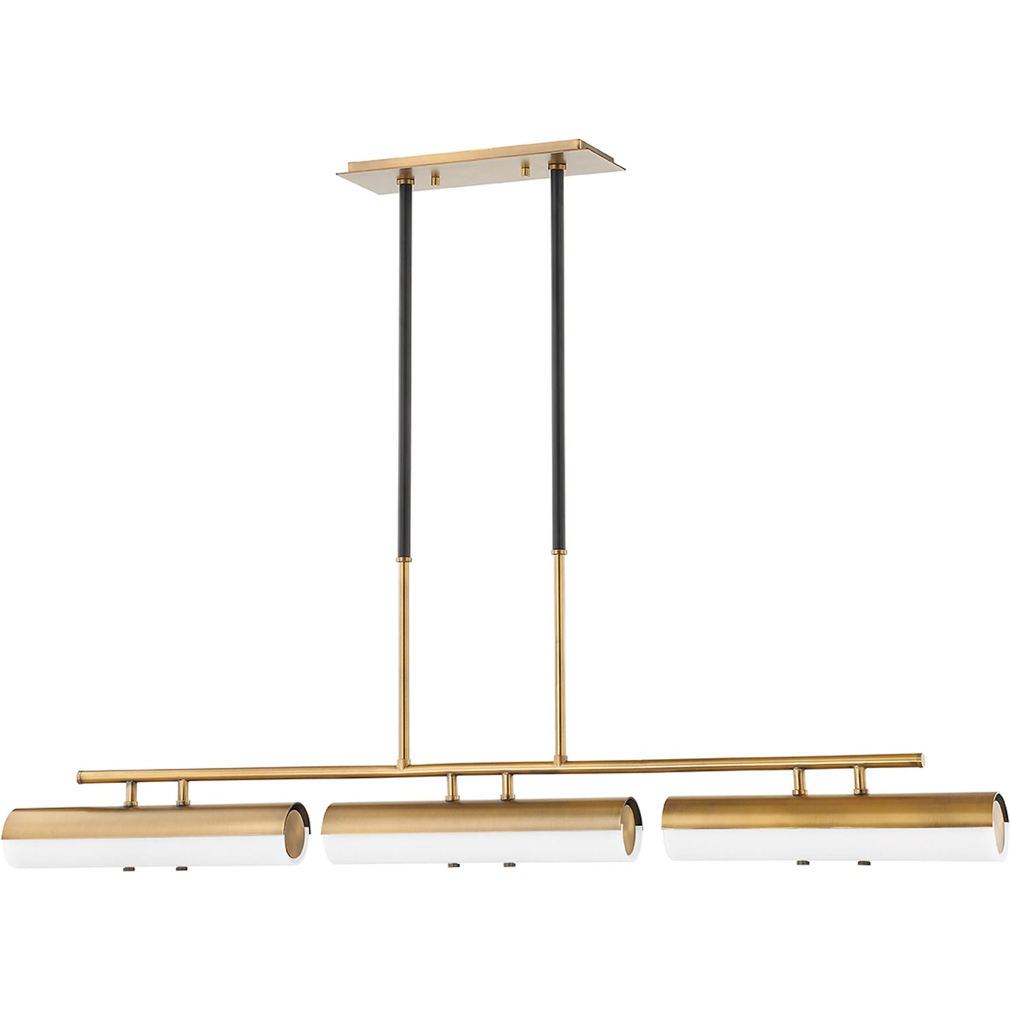 001 SI-2030211 | Primary Silo | Titus Linear by Troy in patina brass. Made from steel in a modern style.