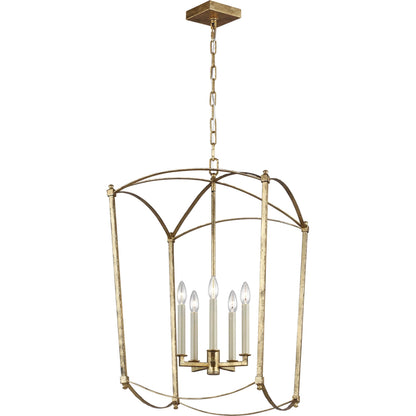 Thayer Lantern by Generation Lighting. Made from steel in a transitional style.