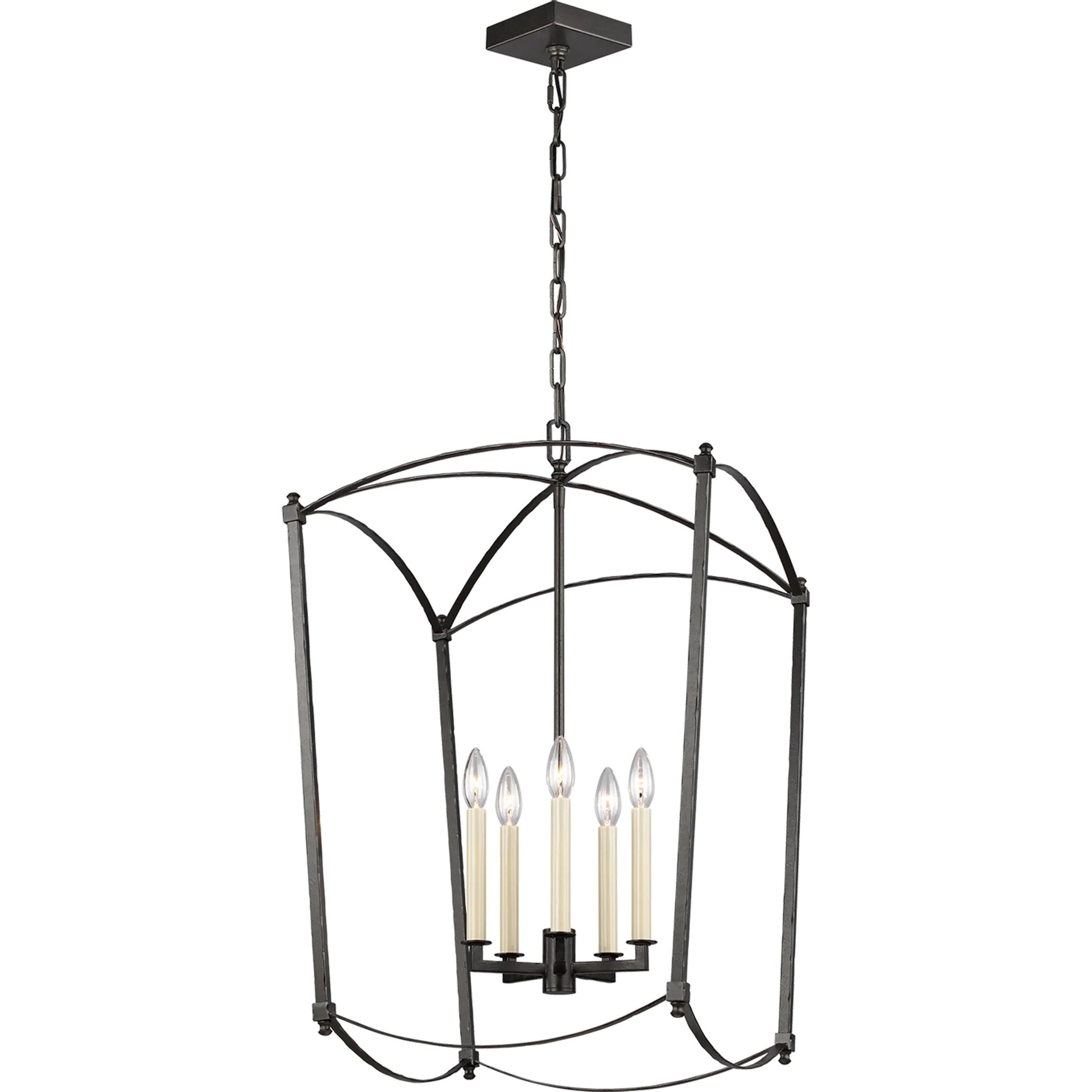 Thayer Lantern by Generation Lighting. Made from steel in a transitional style.