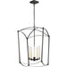 Thayer Lantern by Generation Lighting. Made from steel in a transitional style.