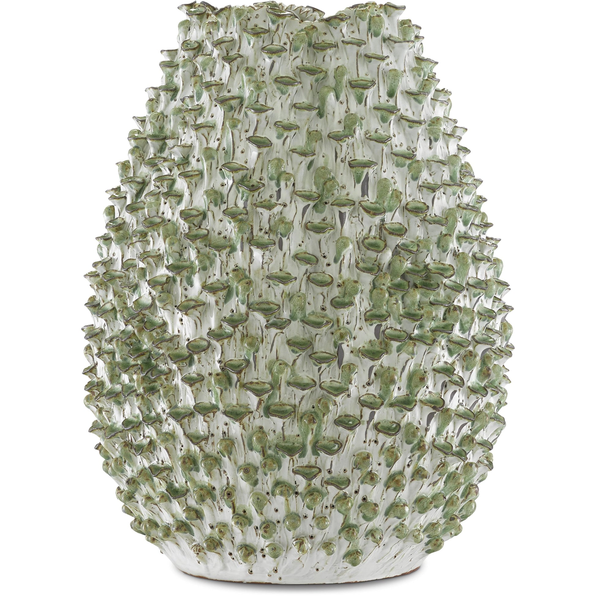 Milione Vase by Currey and Company. Made from ceramic in a coastal style.