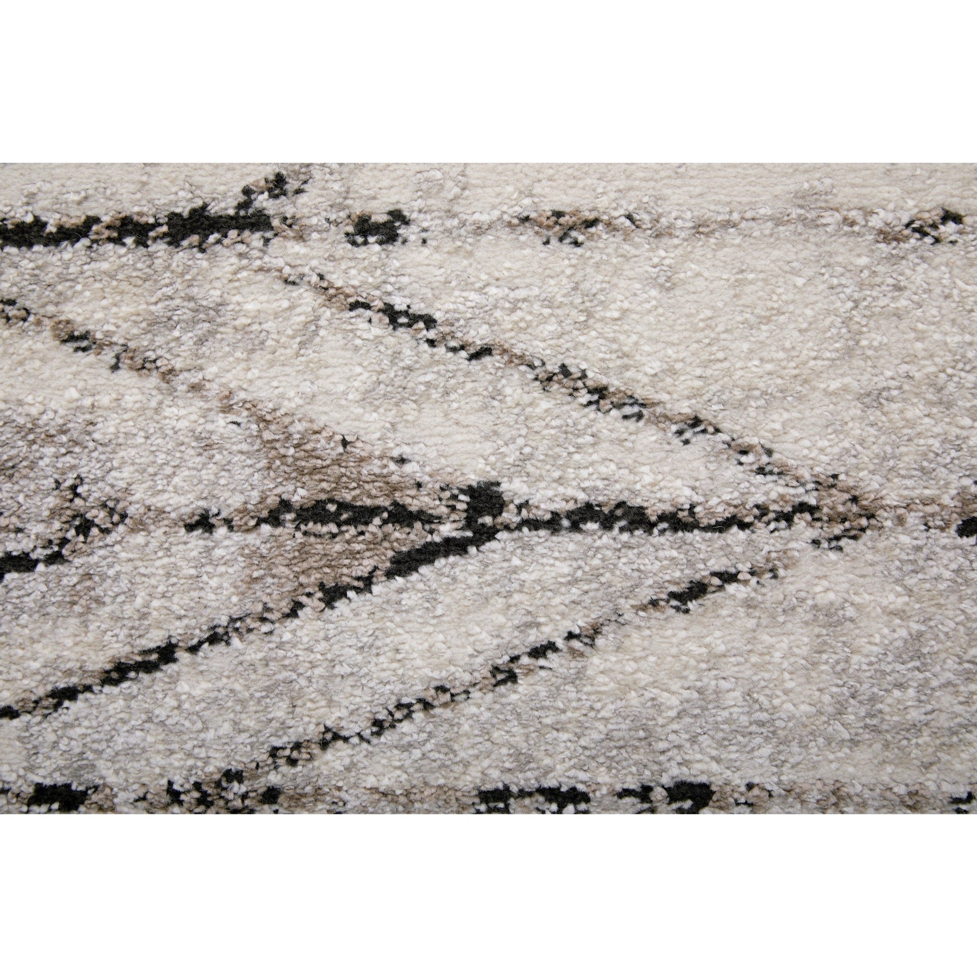 Vancouver Geometric Rug - VNR39NTF by Feizy in ivory, tan, brown. Made from polypropylene, polyester in a unique style.