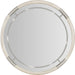 Modern Mood Round Mirror by Hooker Furniture. Made from wood, mirror in a modern style.