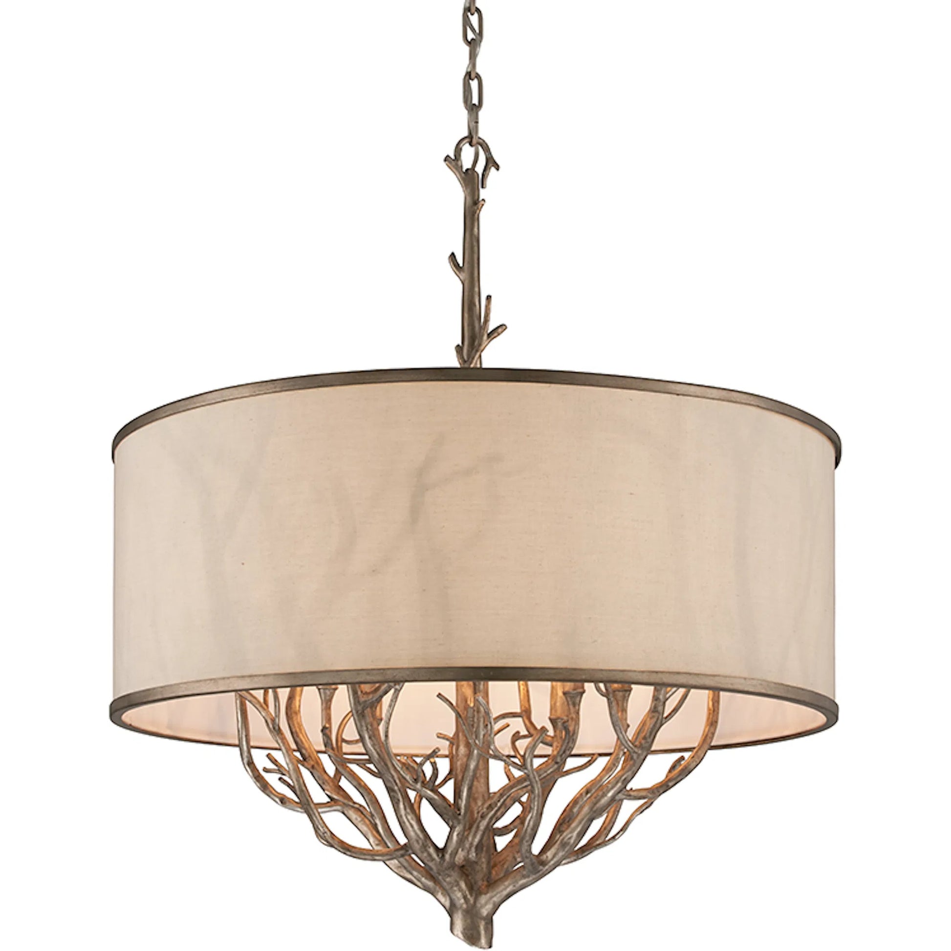 Whitman Pendant by Troy in vienna bronze. Made from hand worked iron in a cottage & farmhouse style.