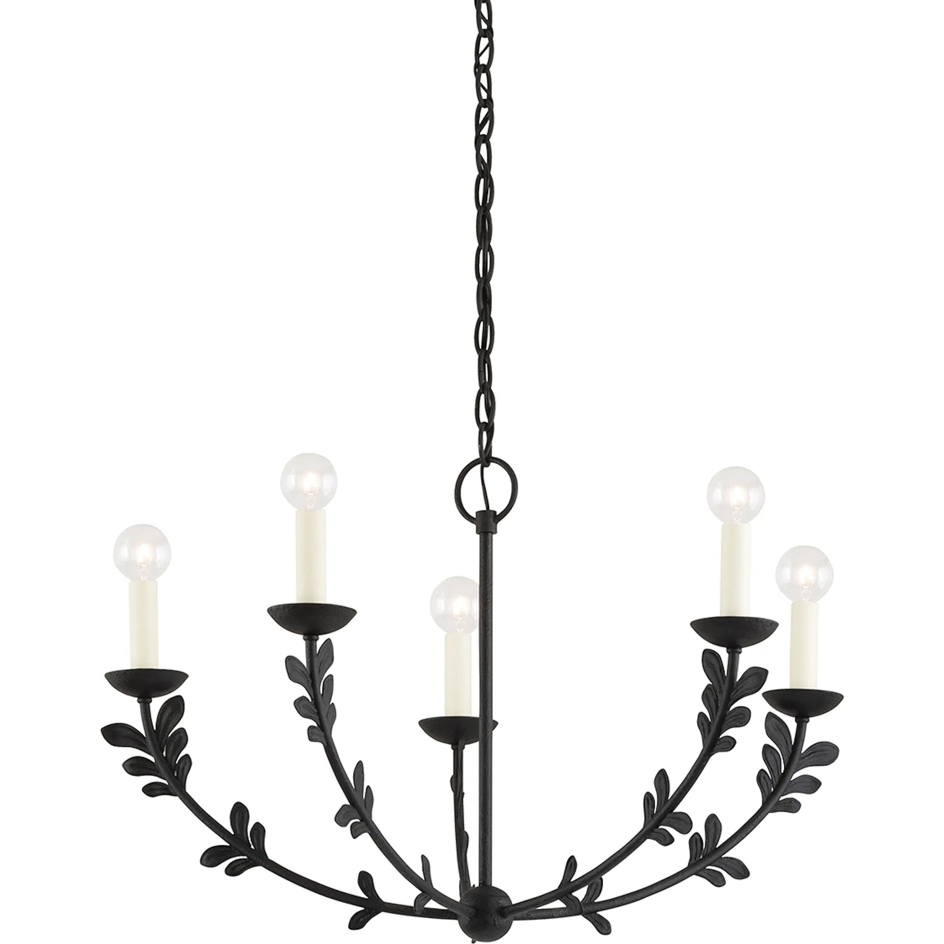 Florian Chandelier by Troy. Made from aluminum, stainless steel in a cottage & farmhouse style.