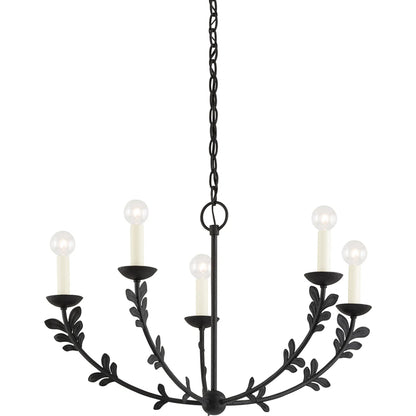 Florian Chandelier by Troy. Made from aluminum, stainless steel in a cottage & farmhouse style.