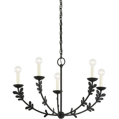 Florian Chandelier by Troy. Made from aluminum, stainless steel in a cottage & farmhouse style.