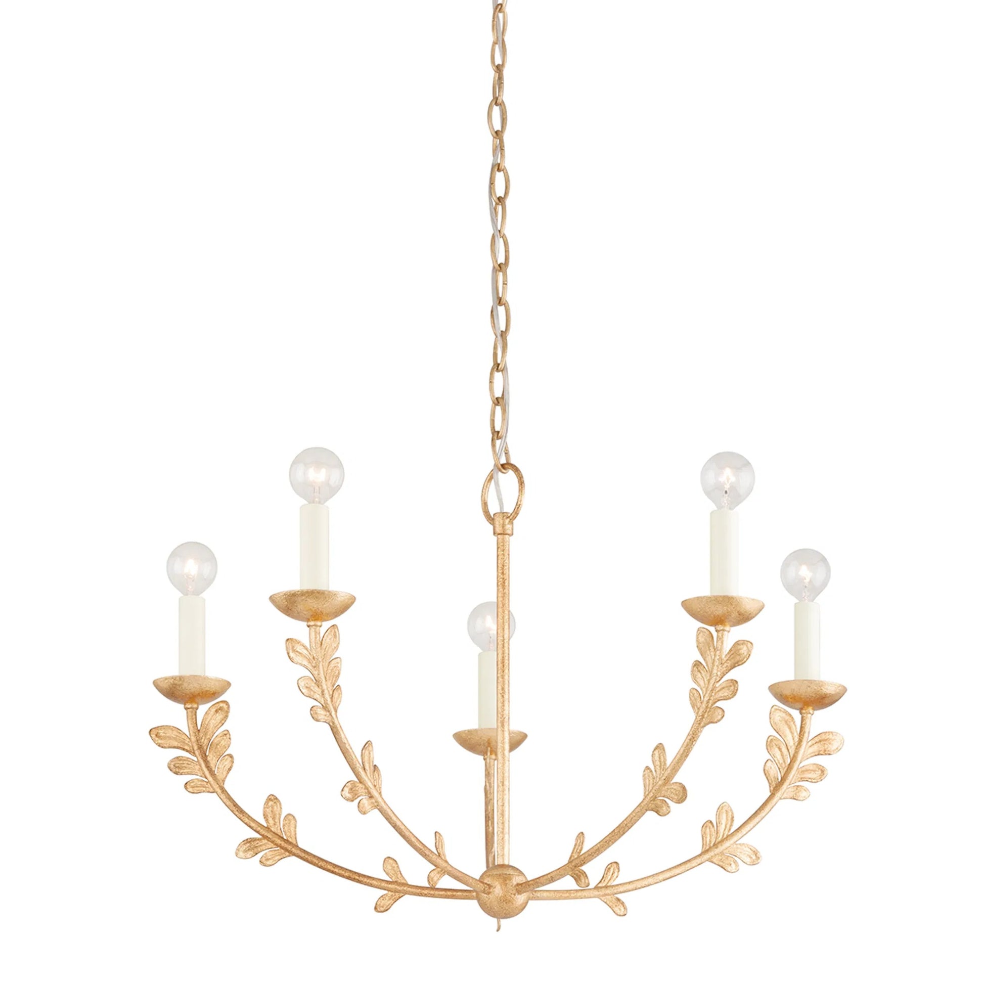 Florian Chandelier by Troy. Made from aluminum, stainless steel in a cottage & farmhouse style.